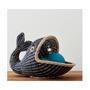 Woven Whale Basket for Kids Toy Storage