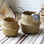 Woven Wicker Belly Basket for Home & Garden Use