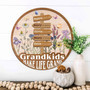 Custom Mom's Garden Wood Sign For Mom And Grandma - Mothers Day Wall Decor