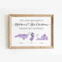 Custom State Map Canvas - Mother's Day Long Distance Gift