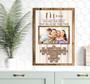 Mother's Day puzzle canvas wall art personalized with kids' names, a heartfelt gift for Mom from son or daughter