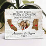 State-to-State Love Canvas - Custom Mother Daughter Gift for Mom