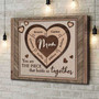 Heartfelt Custom Name Puzzle Canvas for Mom's Day Gift