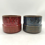 Clay Terracotta Flower Pots for Indoor or Outdoor Use - Blue, Red Ceramic Plant Pot