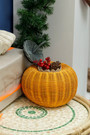 Decorative Rattan Wicker Baskets for Kids' Halloween and Christmas