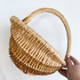 Eco-friendly Heart Shaped Wicker Basket | Perfect for Farmhouse Decor