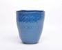 Glossy Glazed Blue Ceramic Plant Pot - Indoor/Outdoor