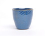 Glossy Glazed Blue Ceramic Plant Pot - Indoor/Outdoor