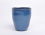 Glossy Glazed Blue Ceramic Plant Pot - Indoor/Outdoor