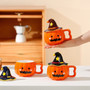 Halloween Ceramic Mug with Lid for Girls Occasion Gift | Pumpkin Shaped