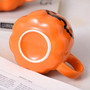 Handmade Halloween Ceramic Mug for Gifts - 400ml | Kawaii Pumpkin Shaped