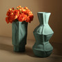 Morandi Style Modern Ceramic Vase in Mint Green for Home Decor