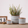 Nordic Style Ceramic Pots with Creative Antique Design | Farmhouse Plant Pot for Home Decor