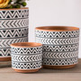 Nordic Style Ceramic Pots with Creative Antique Design | Farmhouse Plant Pot for Home Decor