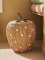 Strawberry Wicker Baskets With Water Hyacinth for Home Decor