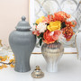 Tall Ceramic Vase with Lid - Ginger Jar Style For Home Decor