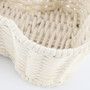 White Cotton Rope Dog Bone Wicker Baskets for Pet Storage