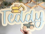 Custom Construction Nursery Wood Sign For Boys – Personalized Digger Room DéCor