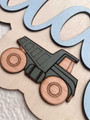 Custom Construction Nursery Wood Sign For Boys – Personalized Digger Room DéCor