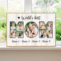 Custom Photo Canvas - Beloved Mom, Grandma Gift for Mother's Day