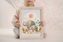 Elephant family canvas kids wall art, neutral safari nursery theme, understated animal print for modern minimalist decor Elephant family canvas kids wall art, neutral safari nursery theme, understated animal print for modern minimalist decor