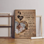 Heartfelt photo canvas for first Mother’s Day, newborn photo, names and date on rustic wood background, from baby and dad