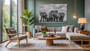 Elephant family canvas art in black and white, stretched canvas of an African herd, gift for wildlife and safari fans