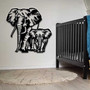 Elephant Family Metal Sign For Living Room DéCor - Gift For Elephant Lovers, Birthday Theme