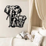 Elephant Family Metal Sign For Living Room DéCor - Gift For Elephant Lovers, Birthday Theme