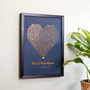Personalized Song Lyric Heart Canvas - First Dance & Wedding Song Gift For Anniversary Or Valentine's Day
