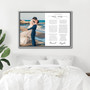 Thoughtful Personalized Wedding Vow Canvas For Bedroom DéCor