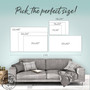 Thoughtful Personalized Wedding Vow Canvas For Bedroom DéCor