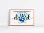 Tiny Hands, Big Love - Father's Day Handprint Keepsake Canvas