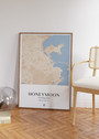 Personalized couple milestones map canvas set featuring side-by-side special places, custom names and dates, anniversary gift Personalized couple milestones map canvas set featuring side-by-side special places, custom names and dates, anniversary gift