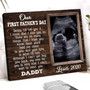 Custom Ultrasound Canvas - A Heartfelt Gift for Expecting Dads