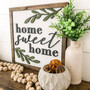 Home Sweet Home Farmhouse Wood Sign For Housewarming Or Realtor Gift - Impressive Spring Decor