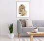 Lion Family Canvas Art For Couples - Valentine Gift, Wedding Present