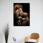 Lion Family Canvas: Heartfelt Wildlife Art For Animal Lovers' Living Room - Elegant DéCor Gift