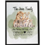Watercolor lion family canvas wall art, parent and cubs in warm earth tones, custom names, living room, Mother’s Day gift Watercolor lion family canvas wall art, parent and cubs in warm earth tones, custom names, living room, Mother’s Day gift