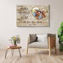 Mommy To The World You Are One Person quote canvas, custom names, thoughtful Mother’s Day gift wall art for grandma