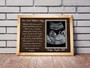 Ultrasound photo canvas personalized with baby's name and due date, portrait, Father's Day pregnancy reveal gift for new dad