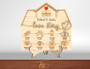 Custom Wood Sign For Couples - Relationship Milestones Decor With Icons For Home