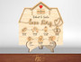 Custom Wood Sign For Couples - Relationship Milestones Decor With Icons For Home
