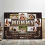 Personalized Mommy Photo Collage Canvas Wall Art For Mother's Day - Thoughtful Gift From Kids