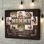 Personalized Mommy Photo Collage Canvas Wall Art For Mother's Day - Thoughtful Gift From Kids