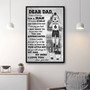 Soccer dad hero canvas wall art with rustic wood texture, father and son, custom names and date, Father’s Day gift