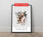Custom Canvas Print With Wedding Song Lyrics For Newlyweds - First Dance Anniversary Art, Thoughtful Mother's Day Gift