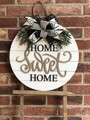Charming Home Sweet Home Wooden Door Hanger For Outdoor Porch Decor