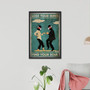 Modern dance canvas print 3D framed, 'Lose Your Mind Find Your Soul' text art, ideal wall decor accent for music room