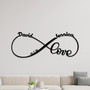 Custom Infinity Metal Sign - Personalized Wedding Anniversary Gifts For Couples